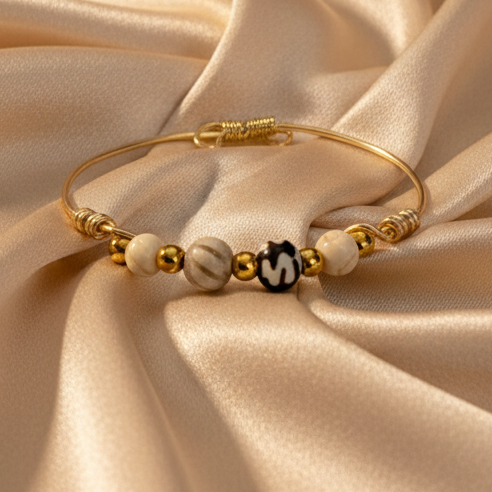 Bone Bangle Bracelet