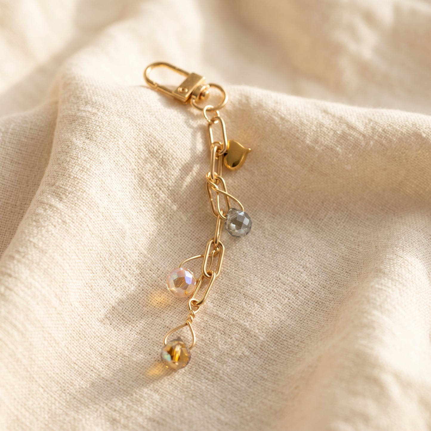 Crystal Bag Charm Keychain